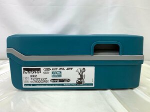 □未開封品□makita　充電式インパクトレンチ　TW300DRGX　セット品　バッテリ2個・充電器付　ボディカラー：青（10423112618811WY）