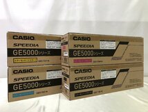 ●ジャンク品●CASIO 純正　GE5000シリーズ トナー 4色セット (YMCK) (11623120118966SH)_画像1