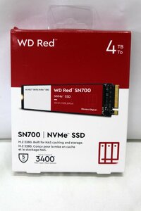 ＜未開封品＞Western Digital NVMe SSD 4TB WDS400T1R0C-68BDK0 WD Red SN700（10323113018874IK）