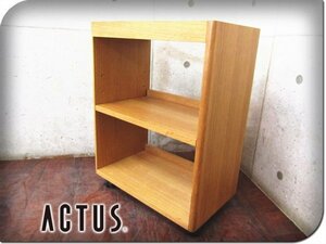 ■展示品■ACTUS/アクタス■高級■theo desk wagon/テオ デスクワゴン■ホワイトオーク材■北欧スタイル■デスクワゴン■smm8715m