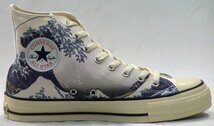 送料無料 CONVERSE ALL STAR (R) UKIYOEPRINT HI ウエーブ ホワイト 27.5cm コンバース オールスター ウキヨエプリント 浮世絵 ハイカット_画像3