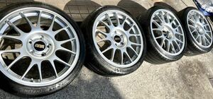 【希少】BMW E46 M3　鍛造 BBS RE011 RE012 19インチ 中古タイヤ・ホイール 4本セット