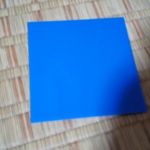 120x138x26ｍｍ 青色ＭＣナイロン　樹脂 プラスチック 板　ブロック シート 端材 スクラップ