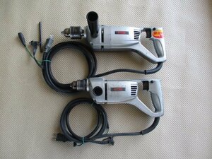 中古品　RYOBI　電気ドリル　AD-130AV（無段変速）　／　AD-100　計２点　け-16