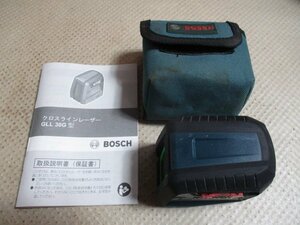 【1円～】　中古品　BOSCH　クロスラインレーザー　GLL30G型　（C-43）