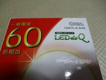 未使用長期保管品　OHM　電球形LEDランプ　広配光タイプ　電球色　一般電球60形相当　E26口金　LDA7L-G AH9　５点　し-1_画像3