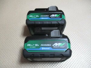 新品未使用品　HiKOKI　リチウムイオン蓄電池　バッテリー　BSL36A18BX　DC36V/18V　２点　（F-41）