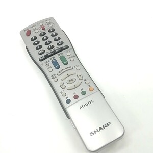 D 保証有り 美品 良品 送料無料 TV/DVDリモコン SHARP AQUOS GA661WJSA LC-42EX5/LC-37EX5/LC-32D30/LC-26D30/LC-20D30用