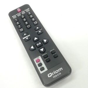 K 保証有り 送料無料 Qriom 地デジチューナー リモコン 『 YCD-C10 』