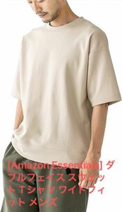 半額セール！[Amazon Essentials] ダブルフェイス スウェット Tシャツ ワイドフィット メンズ 