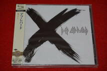 レア！【新品 SHM-CD '02年作】 DEF LEPPARD / X +ボーナス・トラック収録 2012年リリース新品_画像1