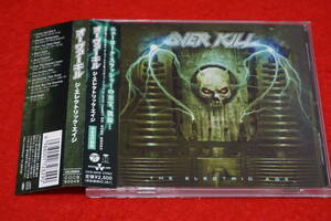 レア！【 '12年作 帯付】 OVERKILL / The Electric Age スラッシュ・メタル オーヴァーキル