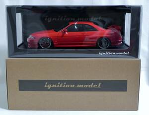 IG 1/18 Nissan Skyline GT-R BCNR33 super clear red NISMO LMGT4 RECARO custom Nissan Skyline GT-R (BCNR33) V-spec Red