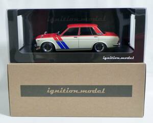 IG 1/18 Datsun Bluebird SSS 510 BRE color RS Watanabe RECARO ignition model 0617 Datsun Bluebird SSS (510) Red/White