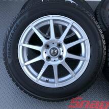 送料無料！2020年製 175/65R15 スタッドレスタイヤ アルミホイール セット ヨコハマタイヤ PRACTIVA ICE BP02 イエローハット専売 バリ山_画像2