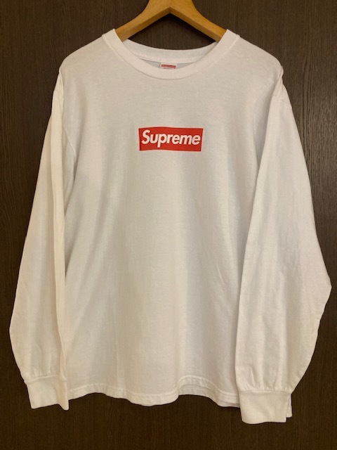 Yahoo!オークション -「supreme ボックスロゴ t」(長袖Tシャツ 