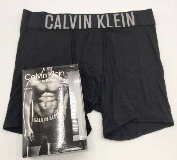 【Mサイズ】Calvin Klein(カルバンクライン) ボクサーブリーフ ブラック 1枚 メンズボクサーパンツ 男性下着 NB2594