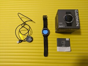 美品！！ガーミン garmin　sapphire　マリンスポーツ　GPS ウェアラブルデバイス　QUATIX 5 スマートウォッチ