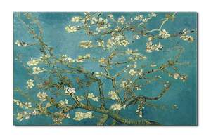 【受注制作】アートパネル　ゴッホ『花咲くアーモンドの枝Ⅲ』　70x100cm x 1枚　手書き　模写（複製画）