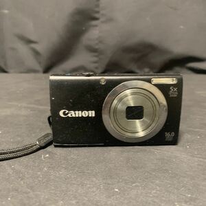 Canon PowerShot A2300 HD PC1732 ブラック デジタルカメラ バッテリー1個 動作確認済み キャノン デジカメ 