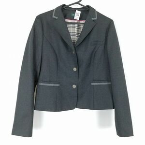 1円 韓国制服 ブレザー 上着 冬物 女子 学生服 仁川チャクチョン女子高校 グレー 制服 中古 ランクB KU0966