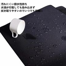 【SALE】 マウスパッド 光学式 ゲーミング レーザー式 ゲーミングマウスパッド 撥水 防水 大型 超大型 ブラック 高品質_画像3