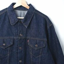 60s70s ビンテージ Levis リーバイス 70505 ビッグE 赤タブ Gジャン ビッグサイズ 難あり 50相当_画像1