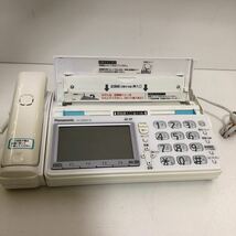 【通電OK】Panasonic パナソニック FAX 電話機 KX-PD604-W デジタルコードレスFAX 親機コードレス ファックス 子機1台 12051814_画像2