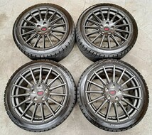 【極上品】スバル WRX STI 純正オプション ホイールタイヤ ブリヂストン ブリザックVRX スタッドレス 245/40R18 VAB 8.5J 114.3 レヴォーグ_画像1