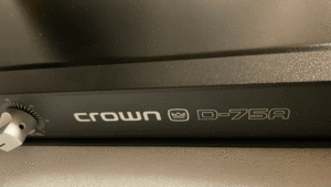 AMCRON CROWN D-75A クラウン プロ用パワーアンプ アムクロン D75