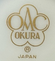 カップ＆ソーサー　大倉陶園　4客　検：ティーカップ　コーヒーカップ　ビンテージ　陶器　ブランド　OKURA_画像6