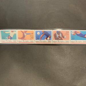 アメリカ記念切手　1992年　バルセロナ オリンピック記念切手 5枚セット 美品 同封可能 あ217
