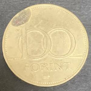 外国コイン！ハンガリー 100フォリント 美品 あ436