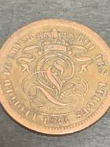 外国コイン！ベルギー 2 Centimes 1833 美品 あ396_画像2