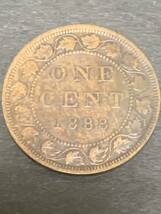 外国コイン！1888-Hカナダ大セントロット 美品 あ424_画像3