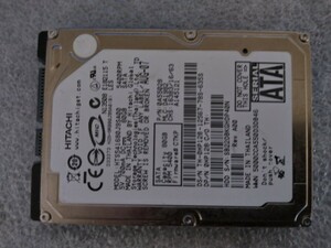 ★HITACHI 2.5インチHDD　80GB　HTS541680J9SA00 稼働品！！