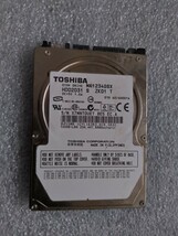 ★ TOSHIBA MK1234GSX 9.5mm 2.5インチHDD 120ＧＢ　稼働品！_画像1