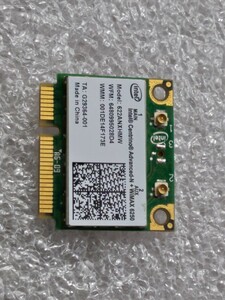 ★ 無線LAN WIFIカード Intel Centrino Advanced-N + WiMAX6250 622ANXHMW 稼働品！