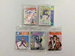 ★タイムスリップグリコ★思い出のマガジン ポパイ 花とゆめ 4年の学習 オリーブ アリーナ37°C ミニチュア本★