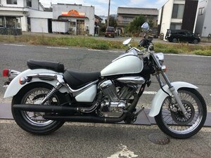 スズキ イントルーダー250 LC VJ51A 実働 書類付き OVERレーシング ワイドハンドル レストア OH カスタムベースにも