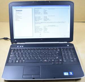 [送料無料]ジャンク DELL LATITUDE　E5220 CPU:i3-2310M メモリー:2GB HDD:240GBノートパソコン⑤