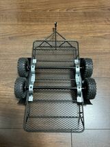 新品同様 INJORA 1/18 RC クローラー TRX4 M 用 メタル ヒッチ マウント トレーラー トラクサス ブロンコ ディフェンダー タミヤ_画像6