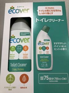 未開封新品　4本セット　エコベール ECOVER トイレクリーナー トイレ洗剤 パインの香り 750ml ジョンソン