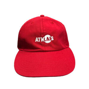 ATMOS LAB アトモス LOGO CAP ロゴ キャップ コットン FREE 赤 CA1