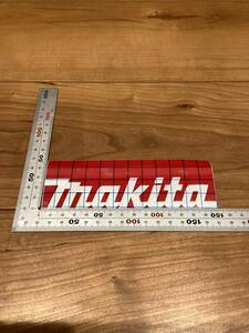 マキタ 抜き文字 カッティングステッカー 150mm アルファベット 赤　レッド　makita