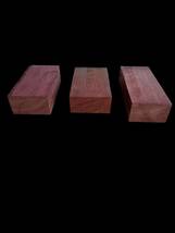 J16　パープルハート　3点セット　無垢一枚板　乾燥材　無垢材　木工　材料　DIY　小物造り_画像5