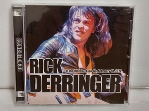 Rick Derringer / リック・デリンジャー　At The Whisky A-Go-Go February 18 1977　輸入盤