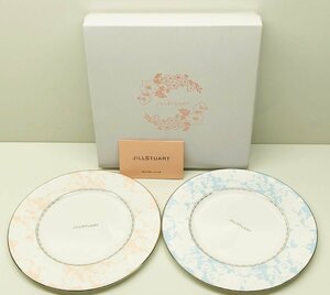 【未使用/保管品】　JILLSTUART　ジルスチュアート　NARUMI　ボーンチャイナ　プレートセット　お花　２客セット　箱入り