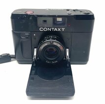 コンタックス CONTAX Carl Zeiss Sonnar 2.8/38 T コンパクトフィルムカメラ 箱付 通電確認済 中古品_画像4