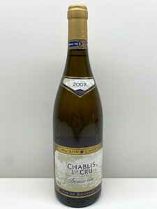 未開栓 CHABLIS 1ER CRU 2002 シャブリ プルミエ クリュ 白ワイン 750ml 13%